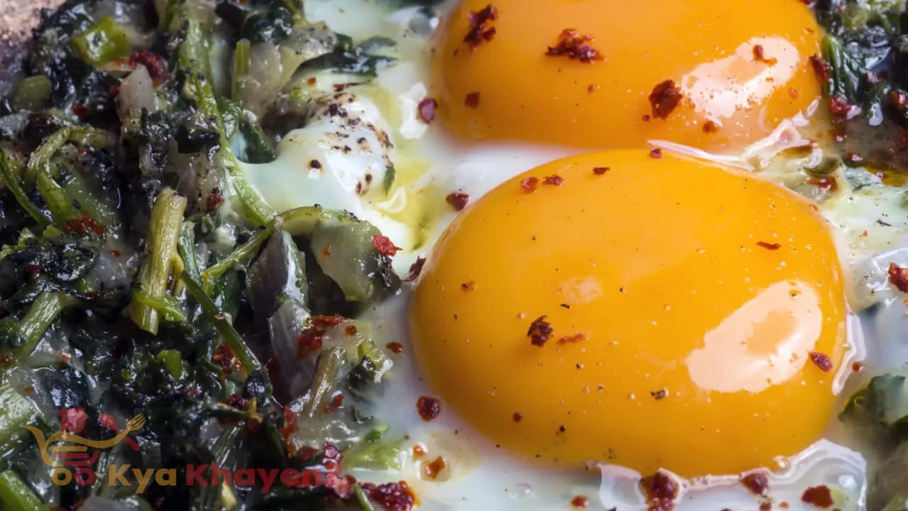 Wilted Beet Greens with Egg