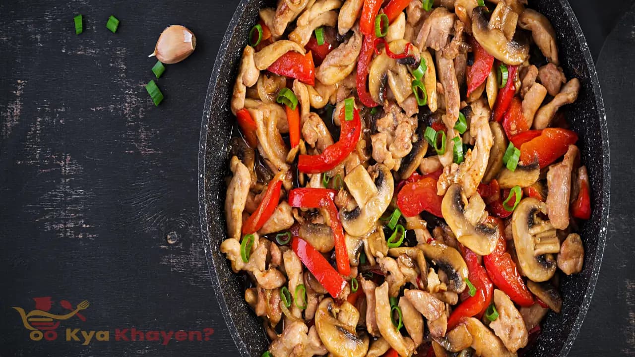 Saute Mushroom and Bell Peppers