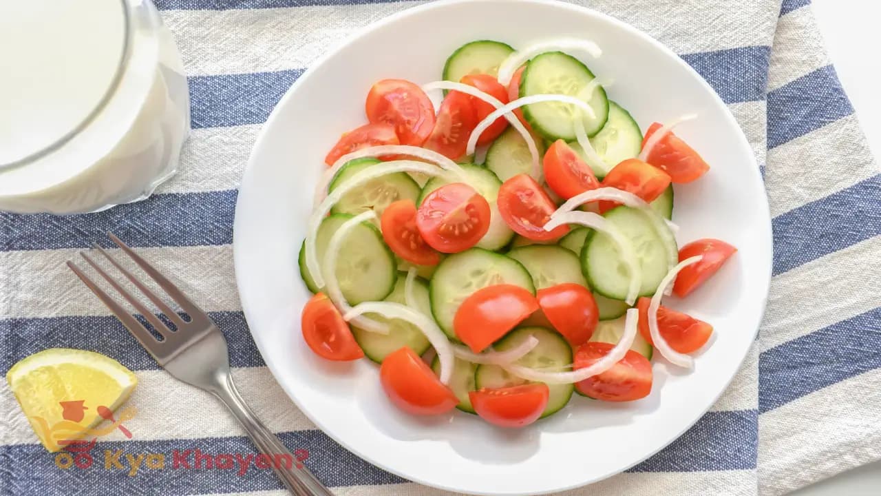 Tomato Cucumber Onion Salad