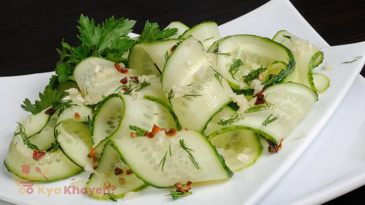 Vinegar Dipped Onion-Cucumber Salad