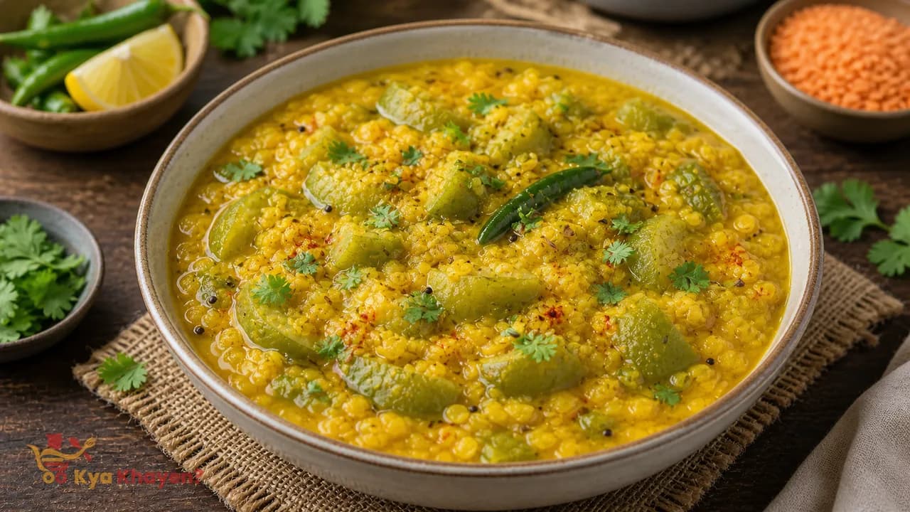 Turiya(Ridge Gourd) Moong Dal