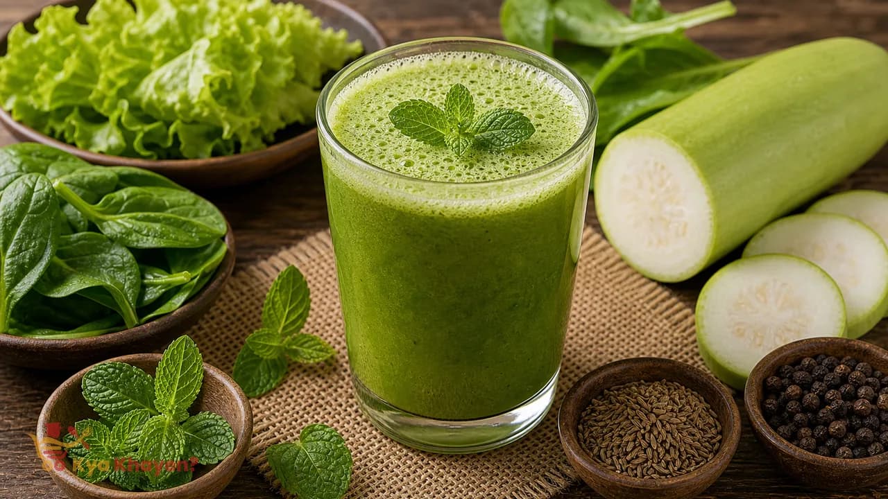 Vegetable Juice (Add Bottle Gourd, Spinach, Lettuce, Mint)