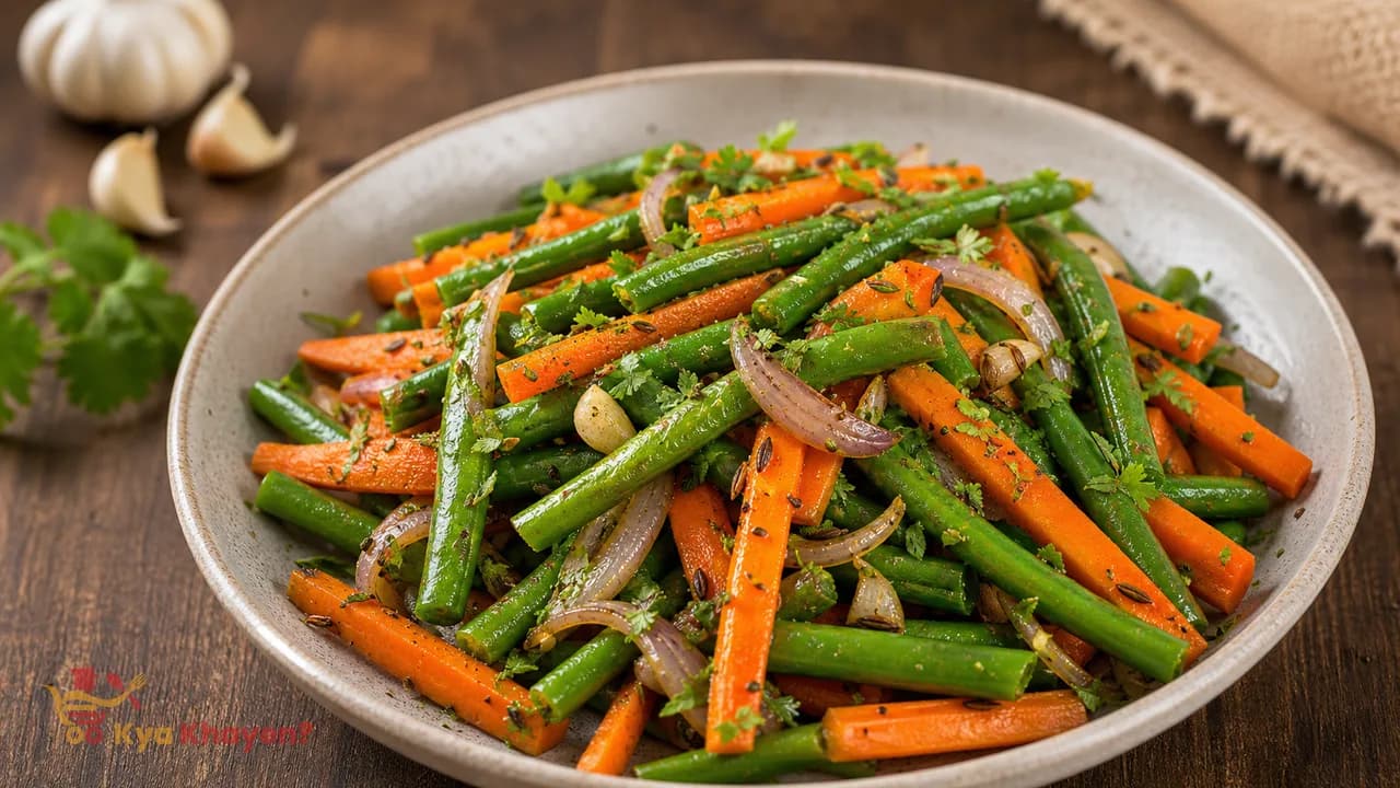 Saute Beans and Carrots
