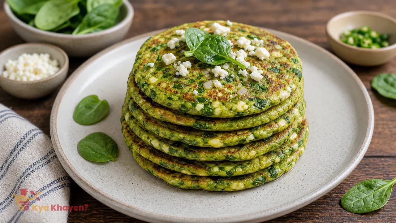 Spinach and Feta Breakfast Wrap