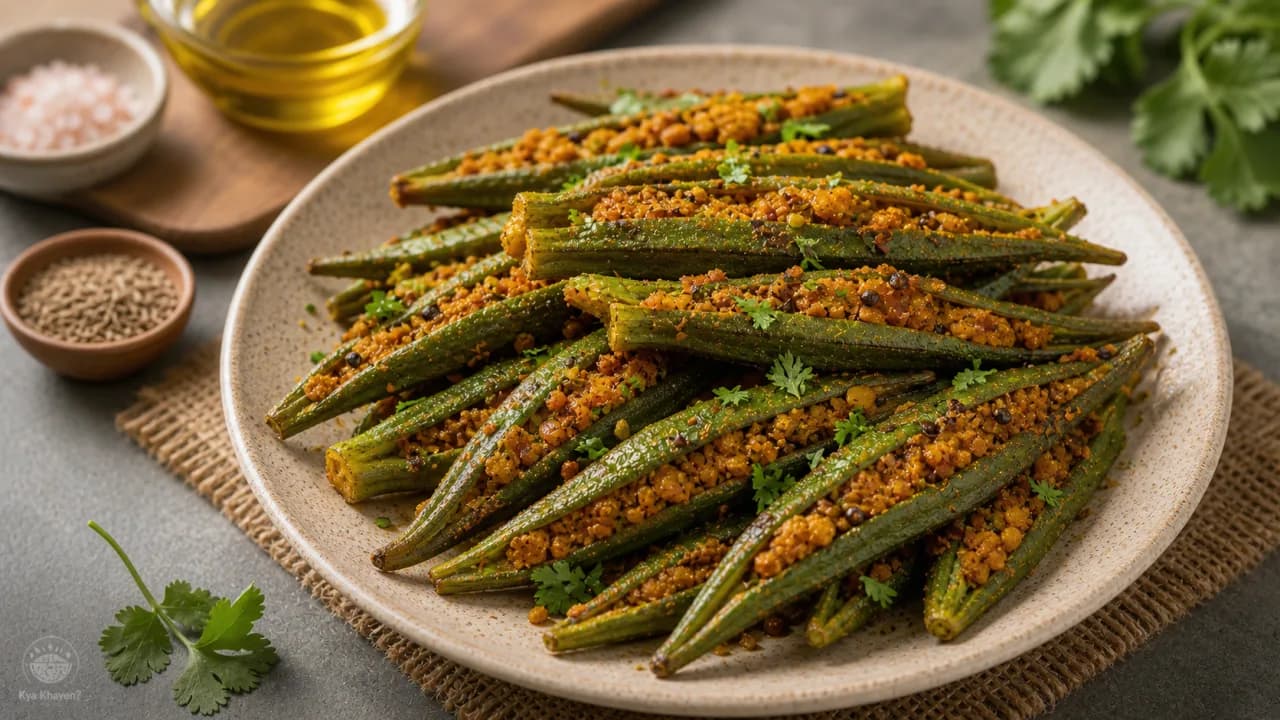 Stuffed Bhindi Sambhariya