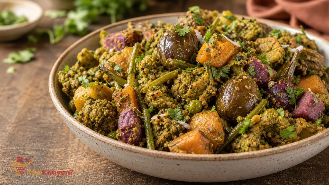 Undhiyu with Mixed Vegetables