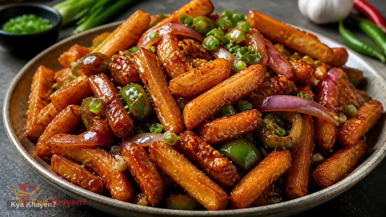 Honey Chilli Potato