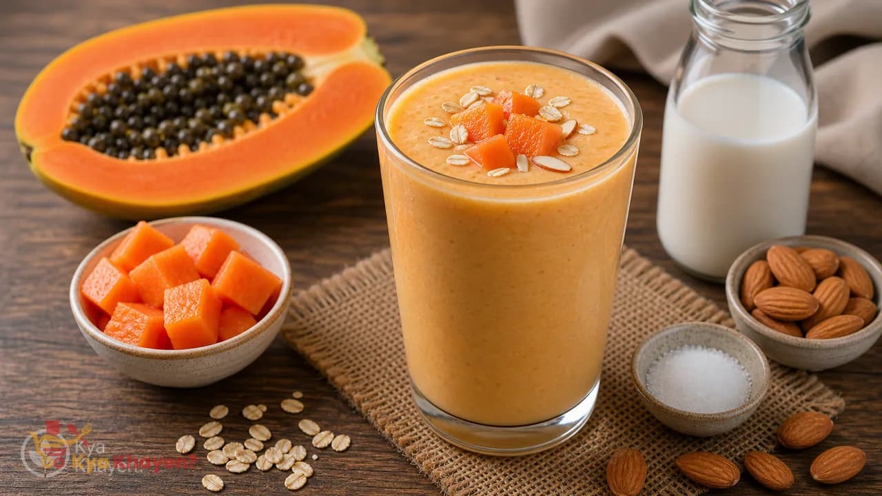 Oats-Papaya Smoothie