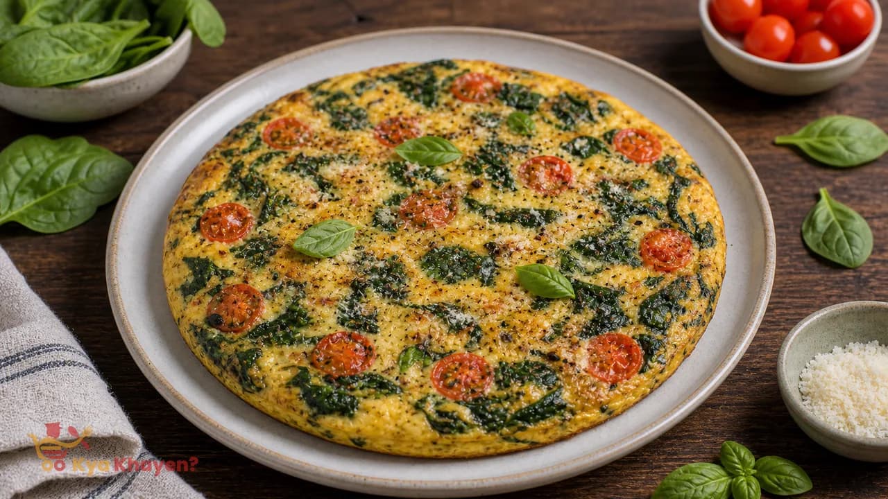 Spinach Tomato Frittata