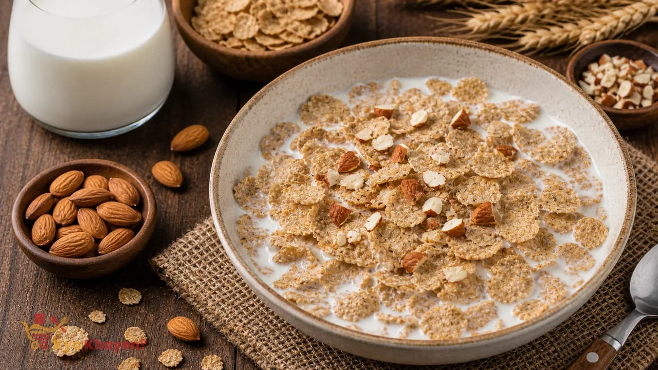 Wheat Flakes with Milk