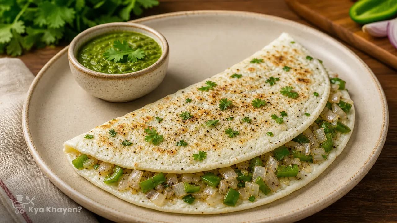 2 Egg Whites Omelette (Add Onion and Capsicum)