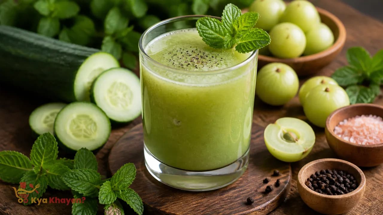 Cucumber Juice with Gooseberry