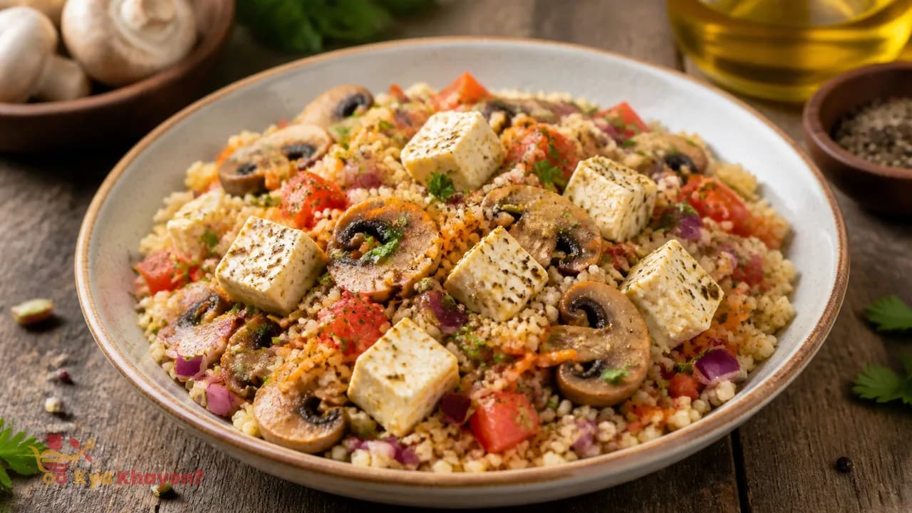 Couscous Paneer Salad