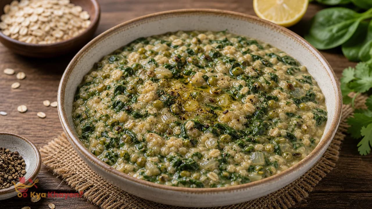 Spinach with Oats