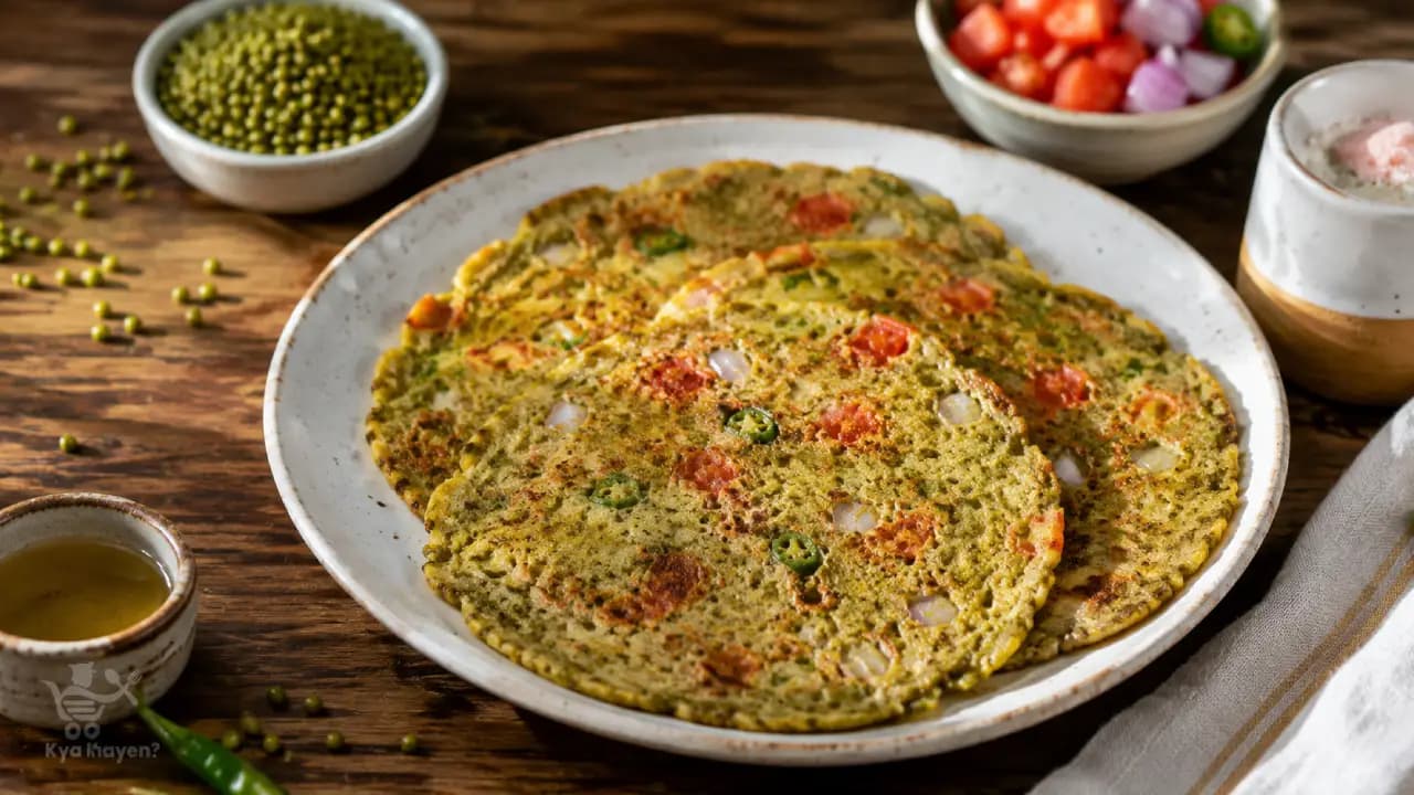 Green Moong Dal Cheela