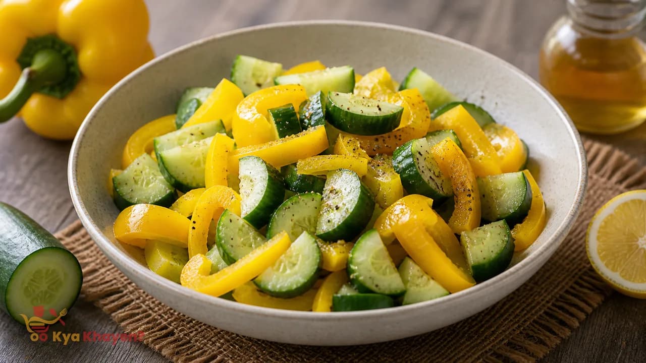 Bell Pepper Cucumber Salad