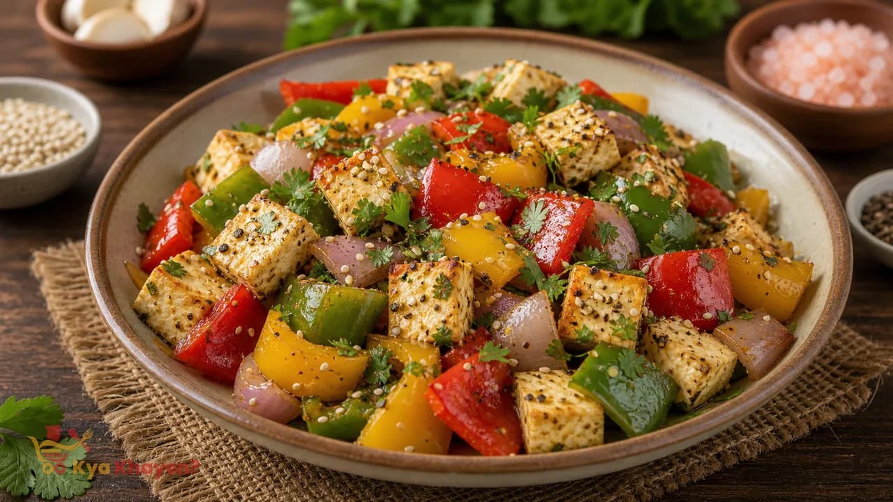 Paneer with Coloured Bells