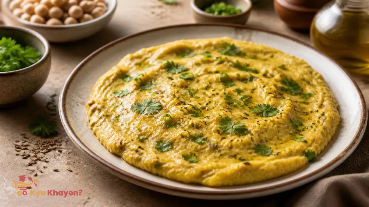 Garlic Besan Khichu