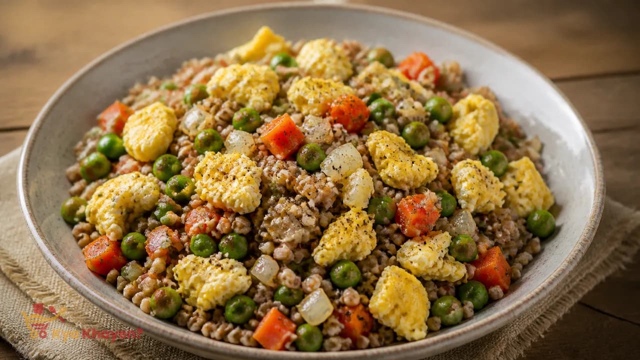 Boiled Buckwheat with Egg