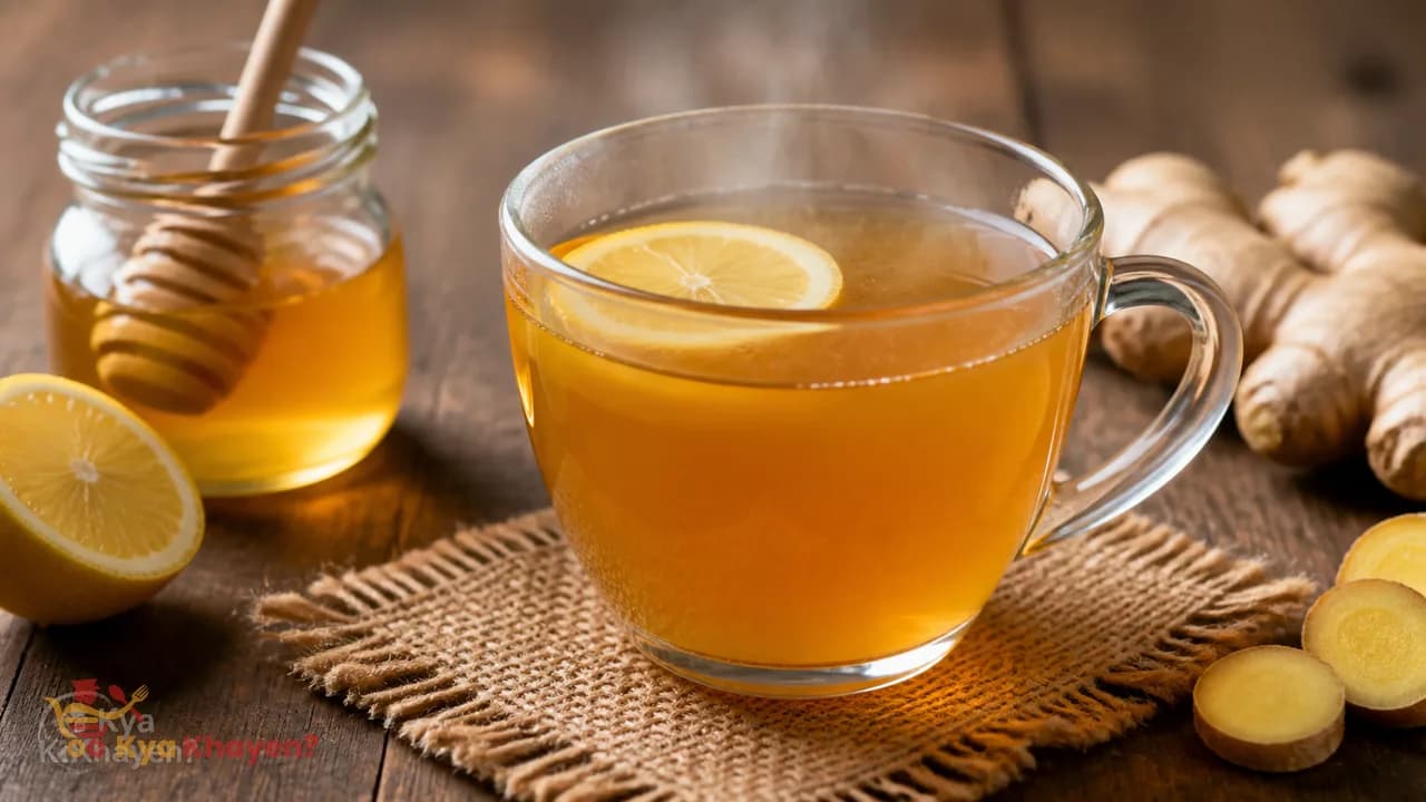 Ginger Lemon Tea with Honey