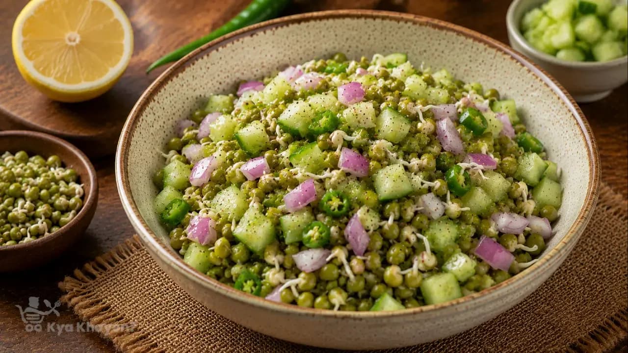 Green Moong Sprout Chaat