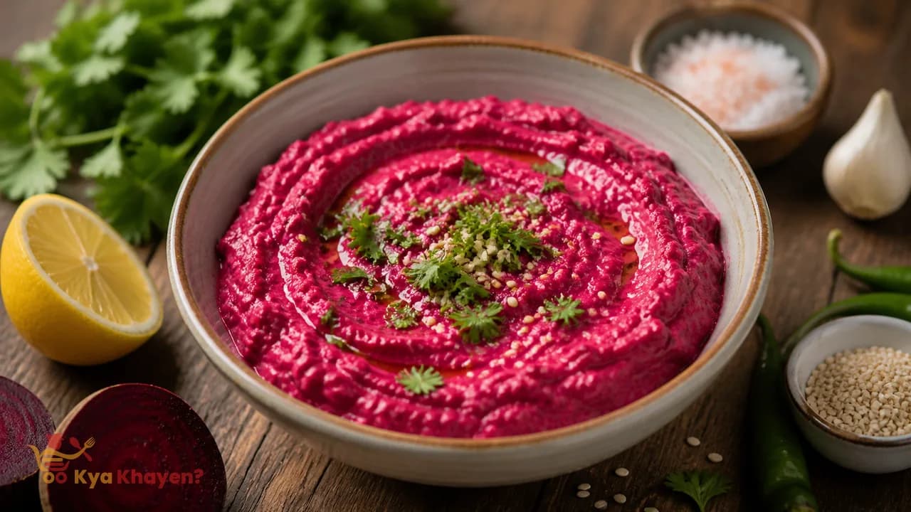 Coriander Beetroot Dip