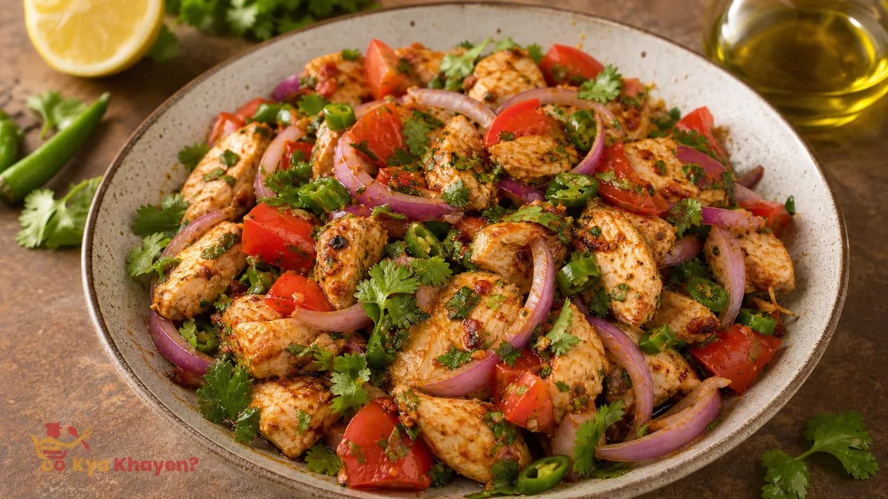 Spicy Indian Masala Chicken Salad