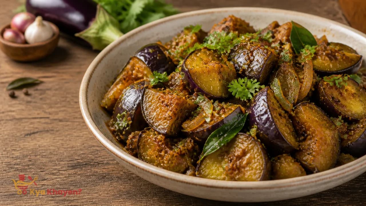 Stir Fried Brinjals