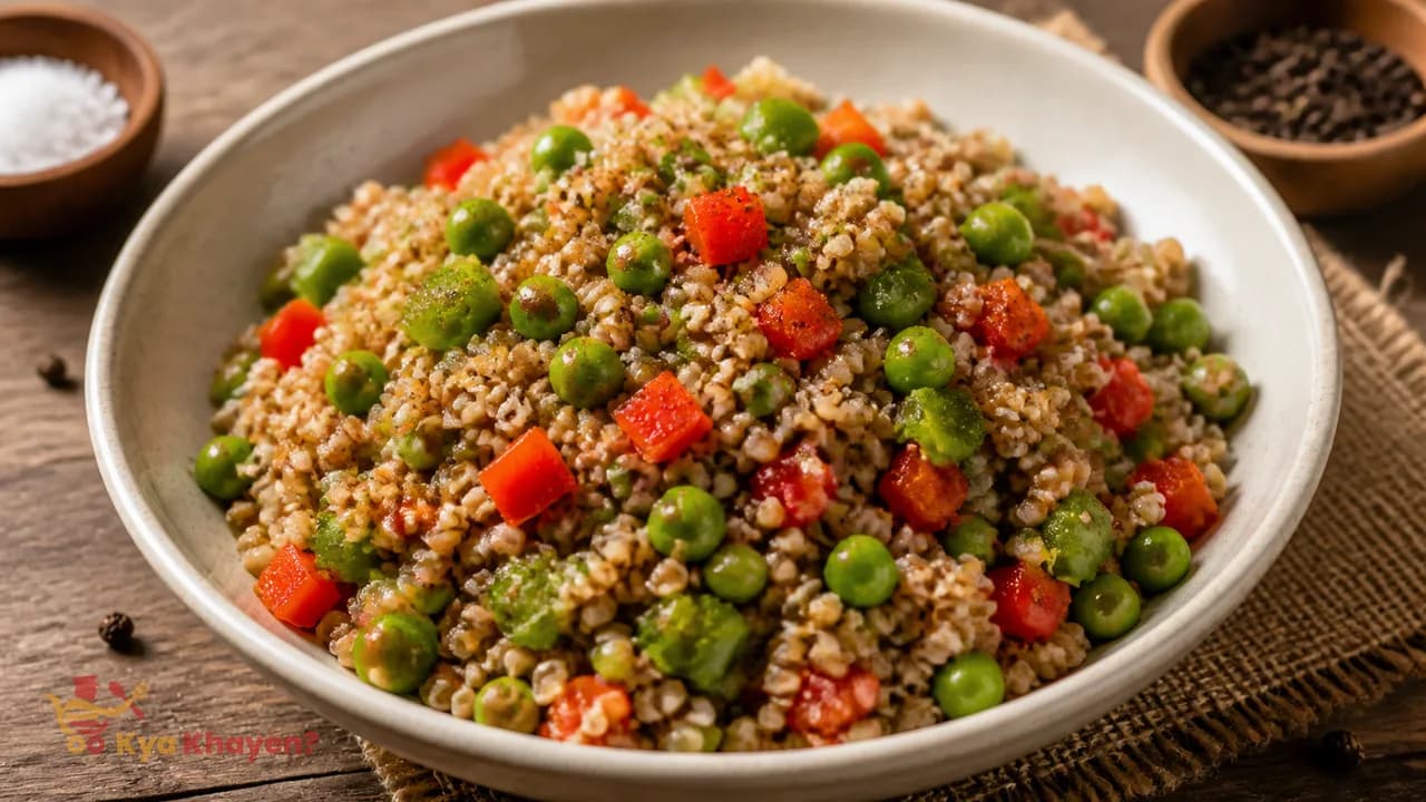 Boiled Buckwheat with Colored Bells