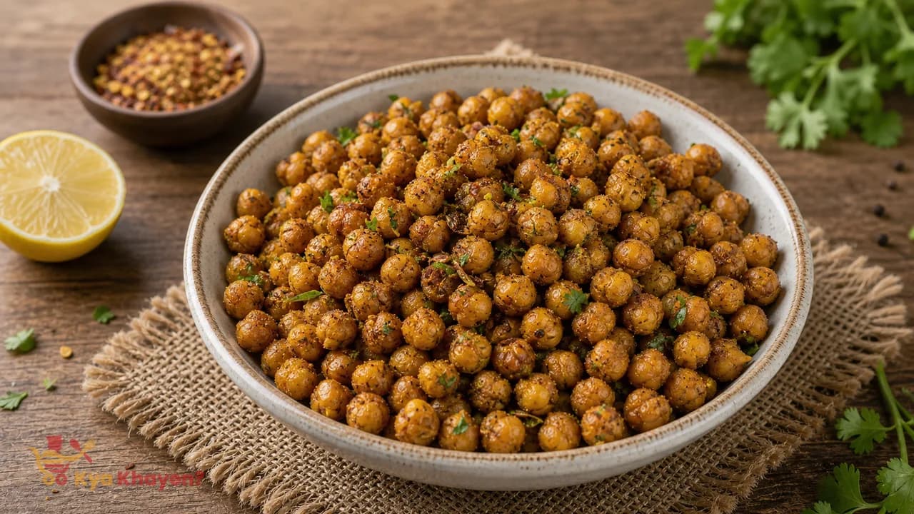 Spiced Chickpea Poppers (Roasted)