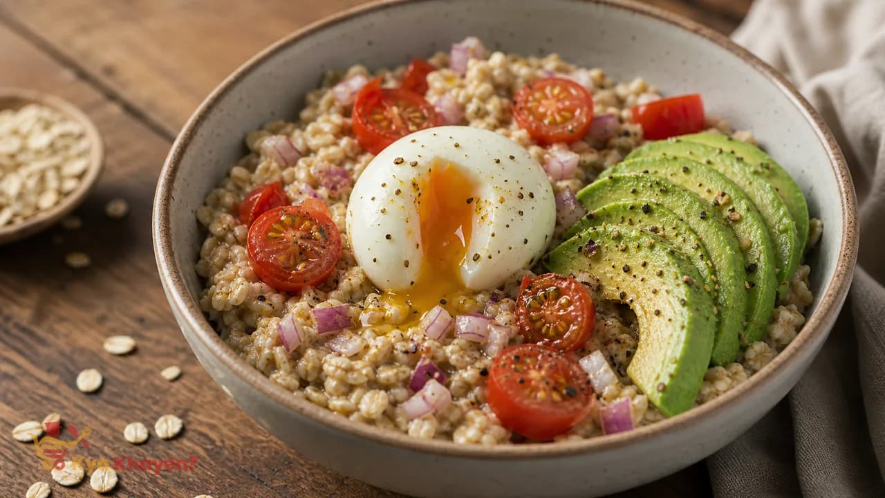 Egg and Avocado Soaked Oats