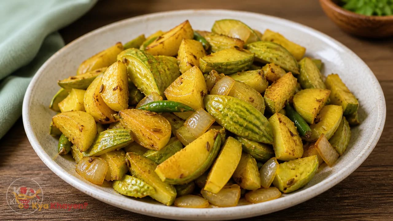 Saute Broccoli, Onions and Zucchini