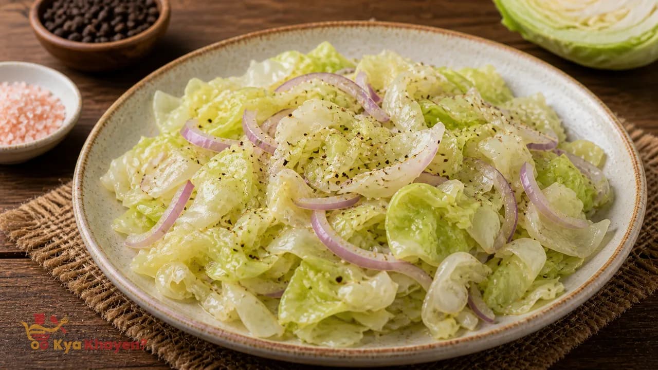 Steamed Cabbage Salad