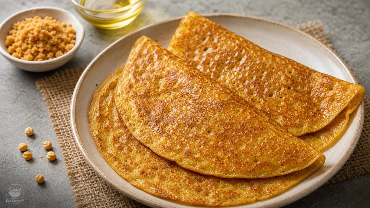 Sweet Besan Cheela