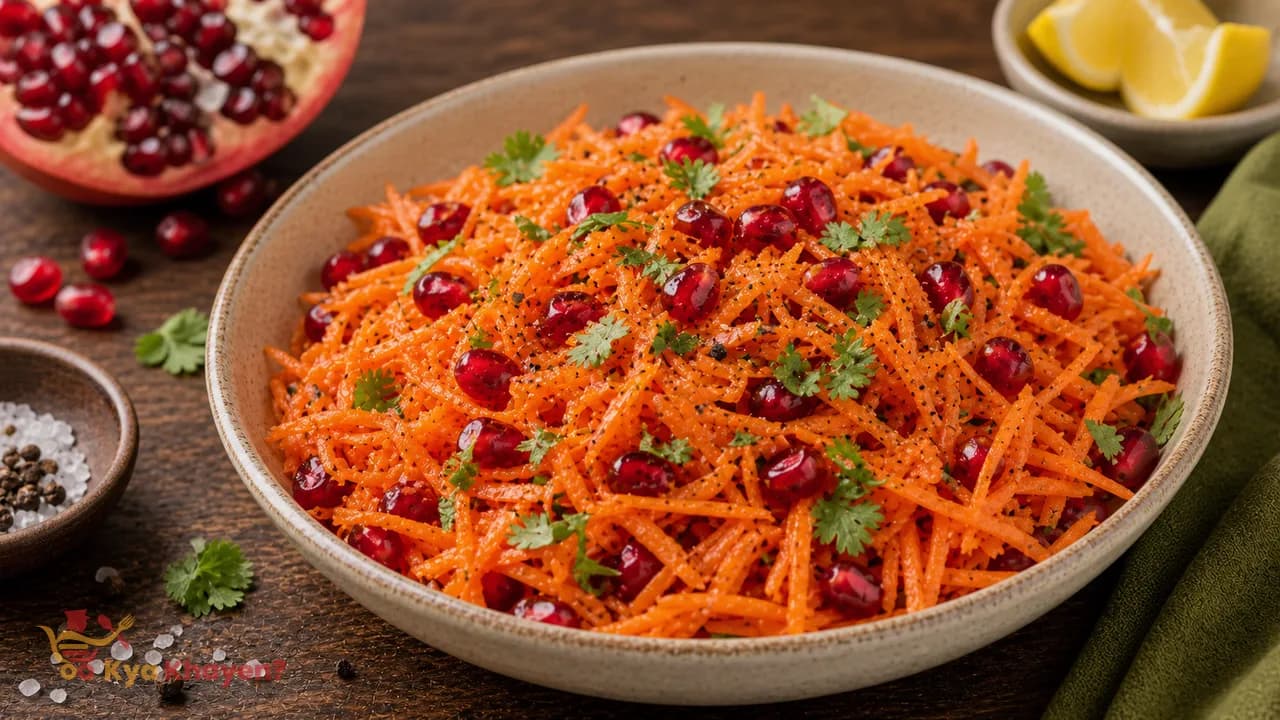 Carrot Pomegranate Salad