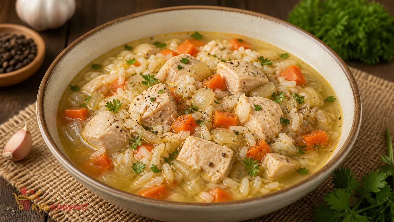 Chicken Rice in Vegetable Stew
