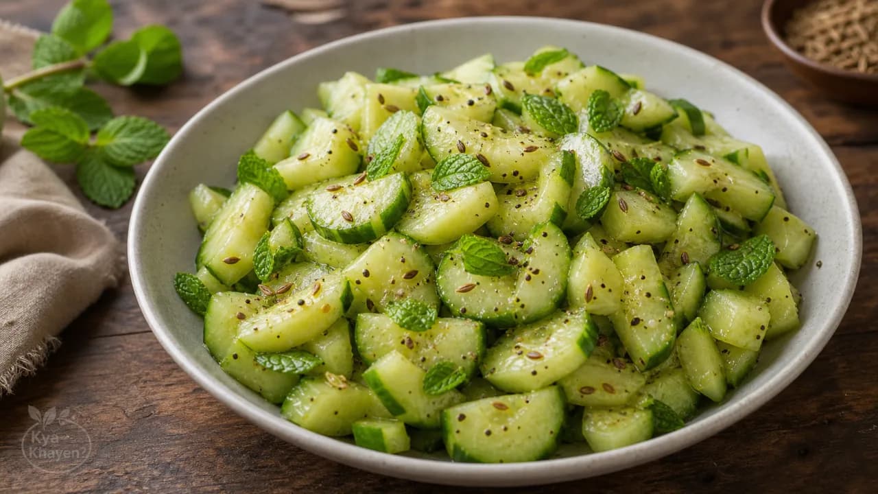 Steamed Cucumber Salad