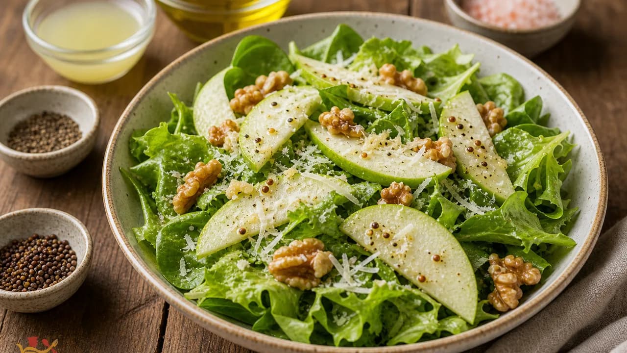 Apple Salad with Lemon Vinaigrette