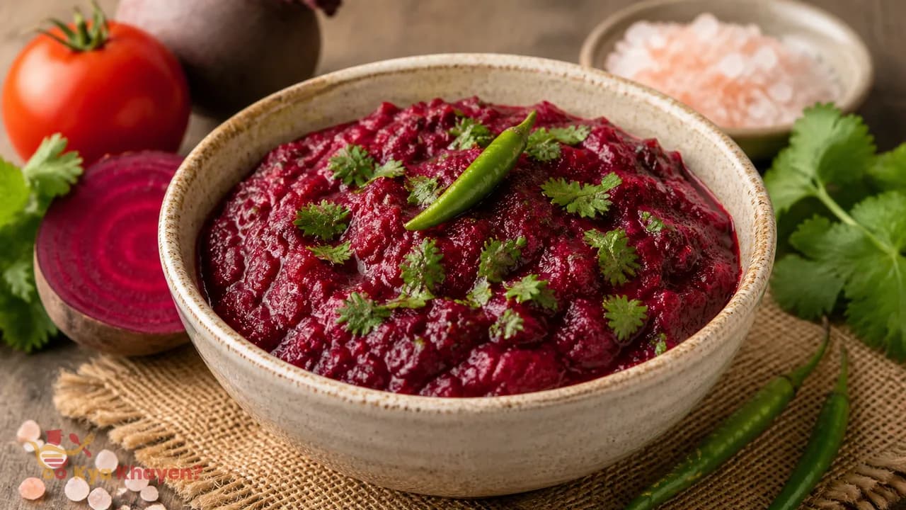 Beetroot-Tomato Chutney