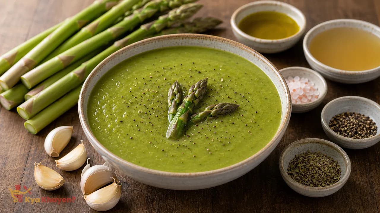 Asparagus-Garlic Soup