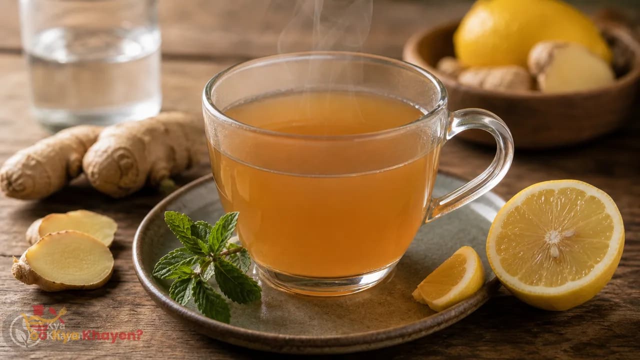Ginger Lemon Tea Without Honey