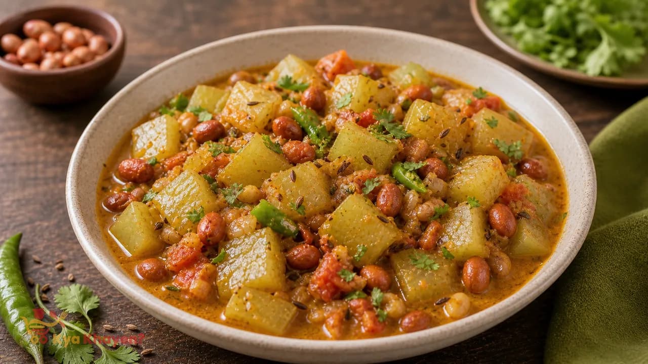 Bottle Gourd Peanut Curry