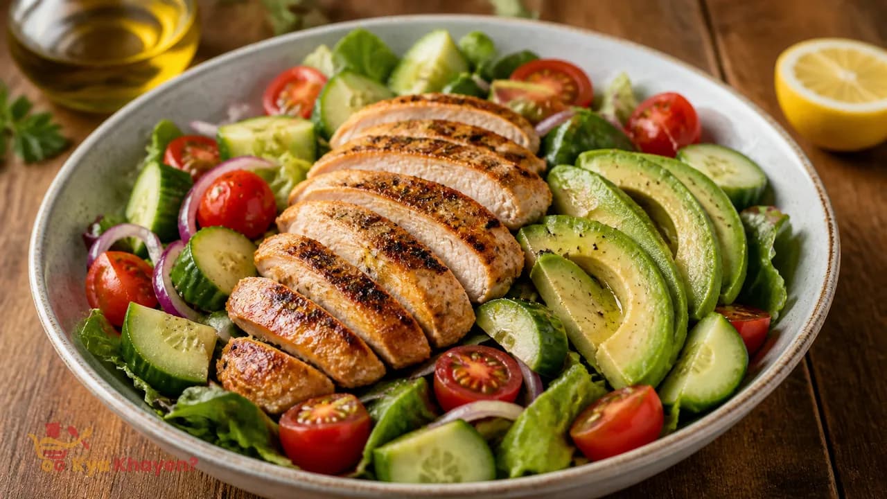 Grilled Chicken & Avocado Salad