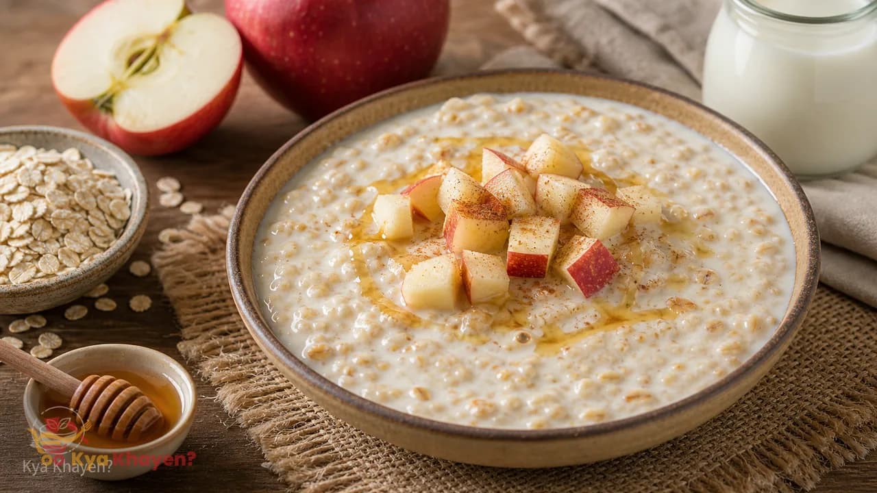 Oats Apple Phirni