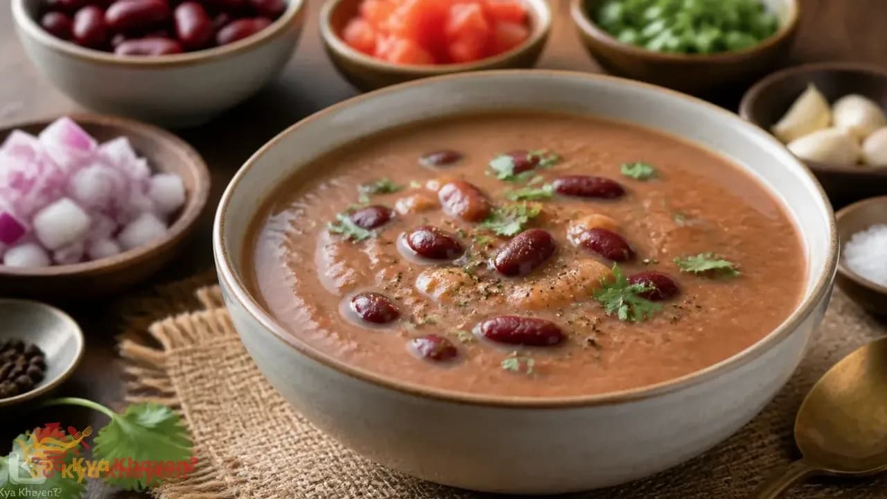 Mashed Rajma Soup