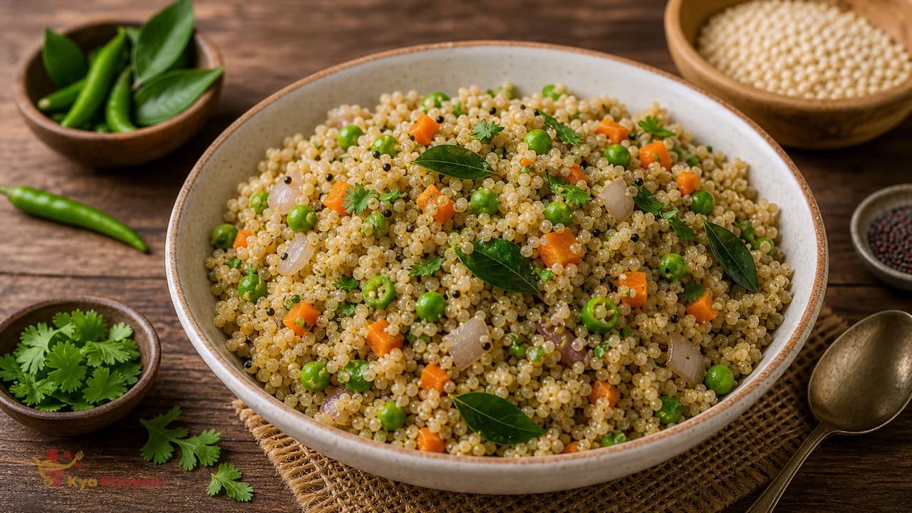 Bajra (Pearl Millet) and Vegetable Upma