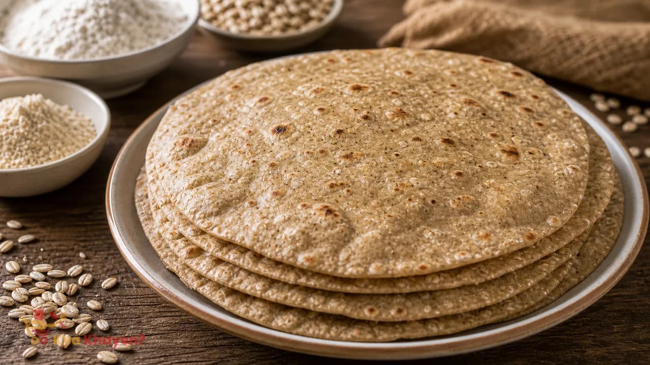 Multigrain Chapati (Add Equal Quantities of Oatmeal, Whole Wheat Flour, Barley)