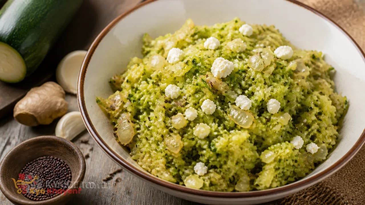 Grated Zucchini with Feta