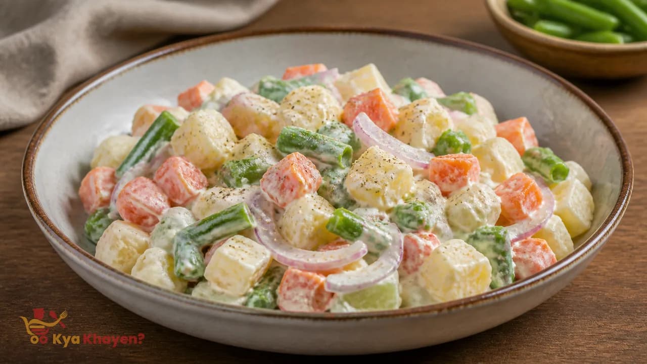 Potato Carrot French Beans Salad