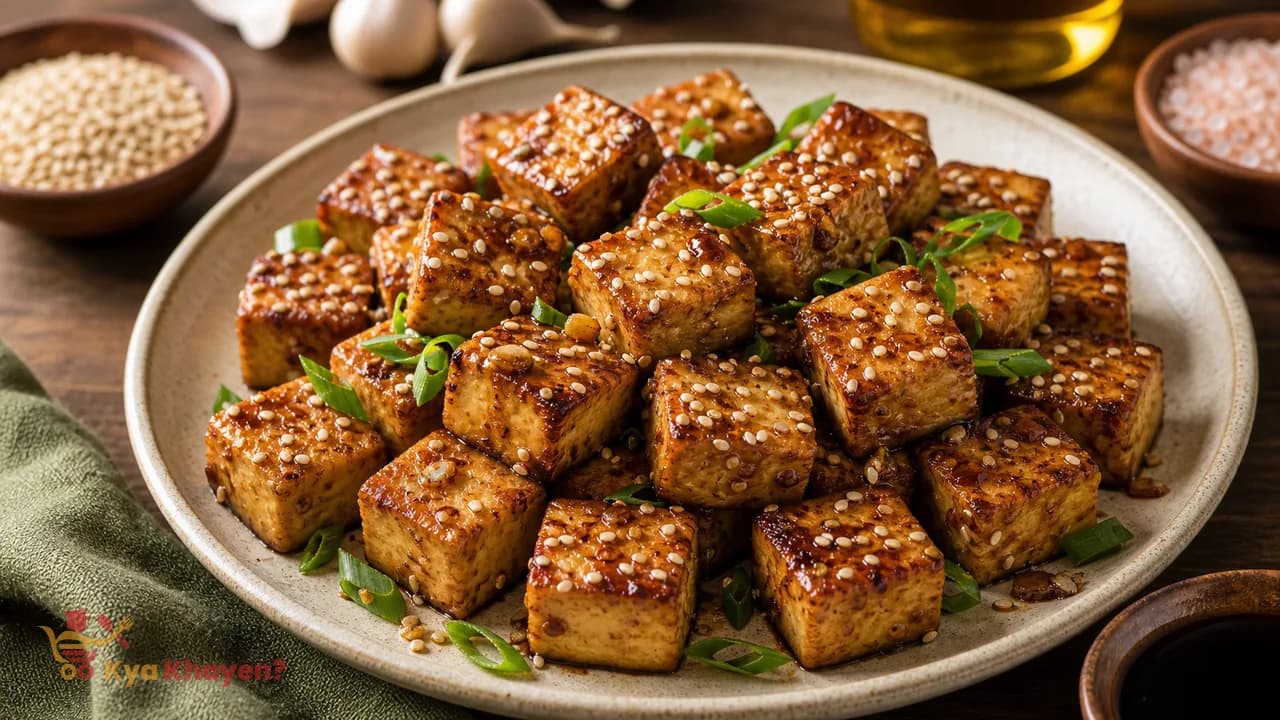 Pan- Fried Sesame Tofu